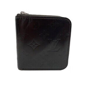 Louis Vuitton Wallet Glace Porte Bimon Zip Caf Bi fold Zippered